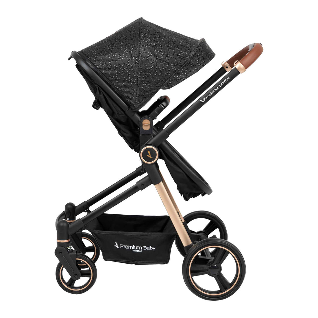 Coche Bebé Moises Aston Premium Baby Collection Negro