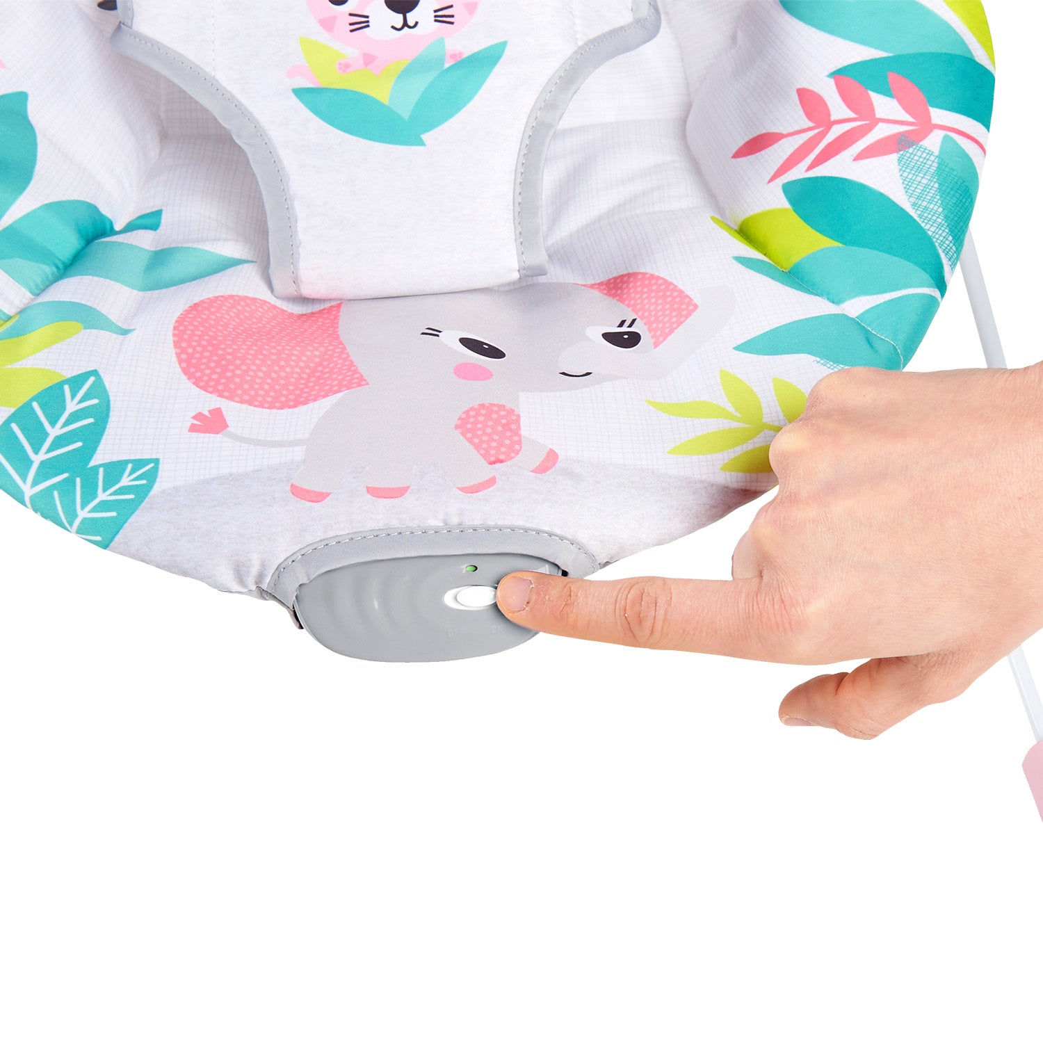 Silla Mecedora Rosa Safari Bebe12228  Bright Starts