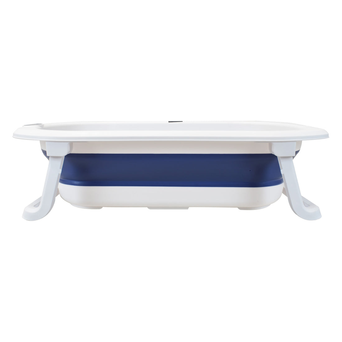 Bañera Plegable Con Soporte Y Cojín Stand Happy Baby Azul