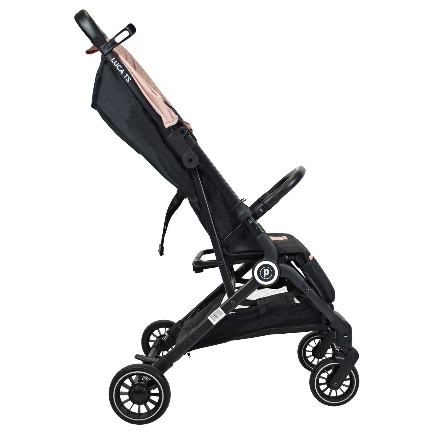 Combo Coche Luca Rosado +Cuna Mecedora Miami Rosado