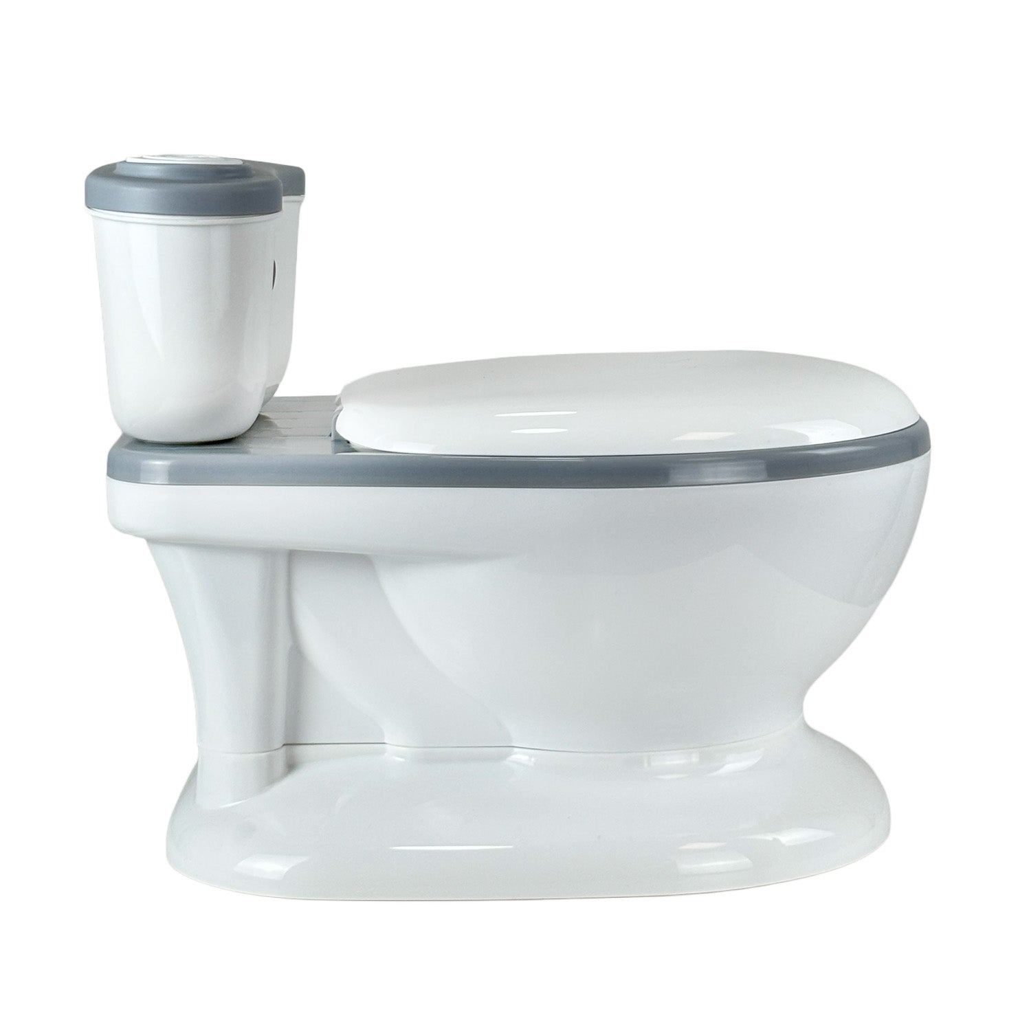 Baño Entrenador Infantil Happy Baby Moana Gris