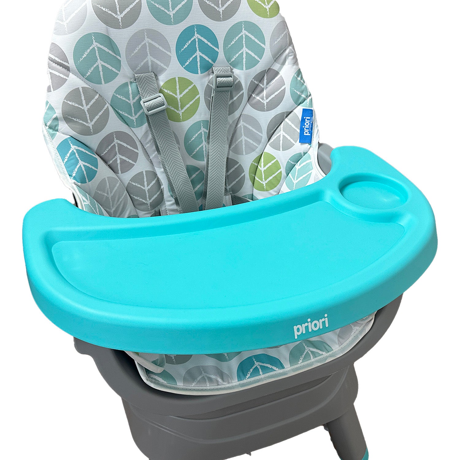 Silla Comedor bebé 12 en 1 con Giro 360 Yae de Priori Azul