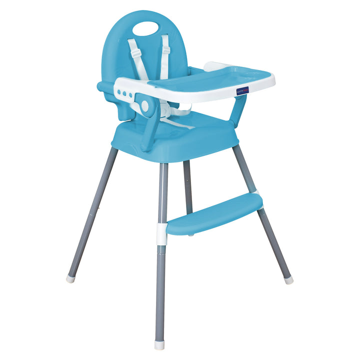 Silla Comedor Bebe 3en1 Happy Baby Azul CP7000