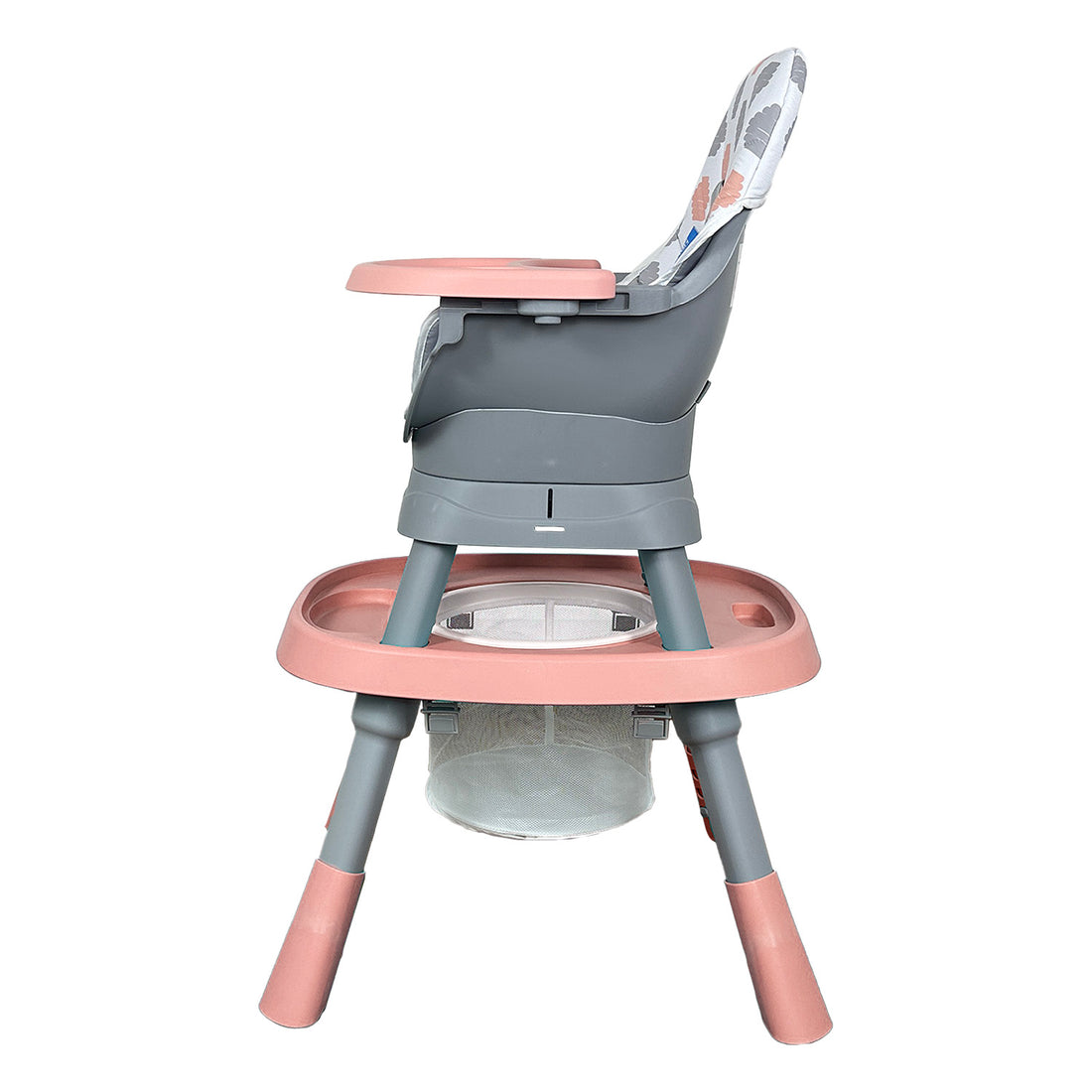Silla Comedor bebé 12 en 1 con Giro 360 Yae de Priori Rosa