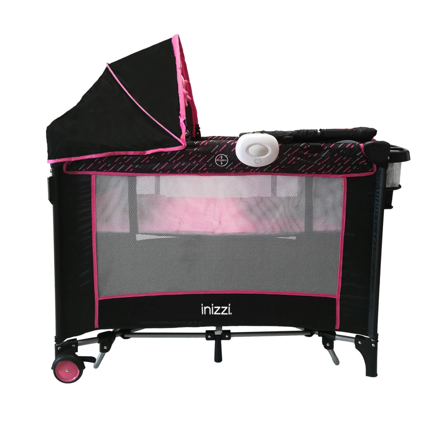 Corral Cuna Bebe Mecedora Inizzi Astra Rosa