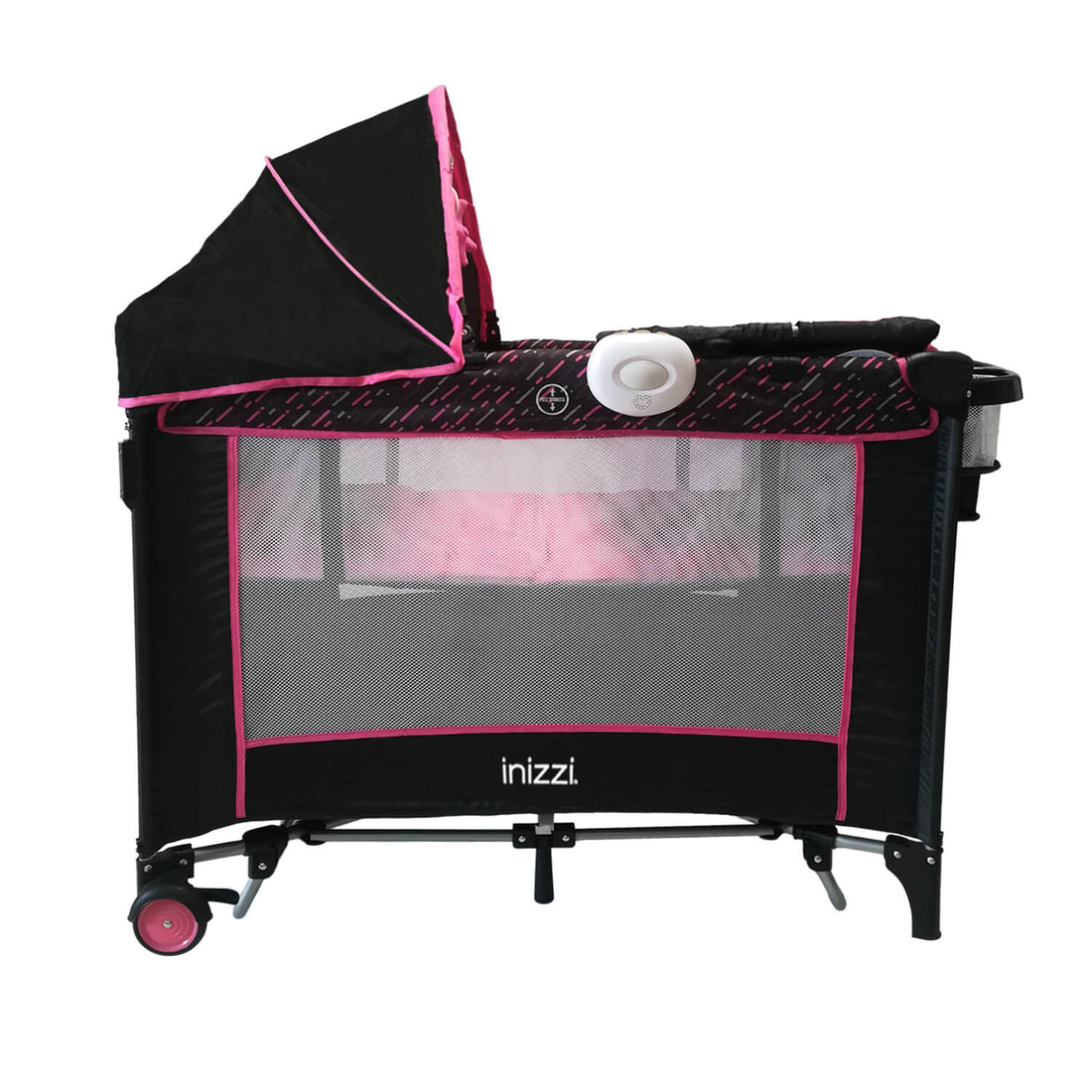 Corral Cuna Bebe Mecedora Inizzi Astra Rosa