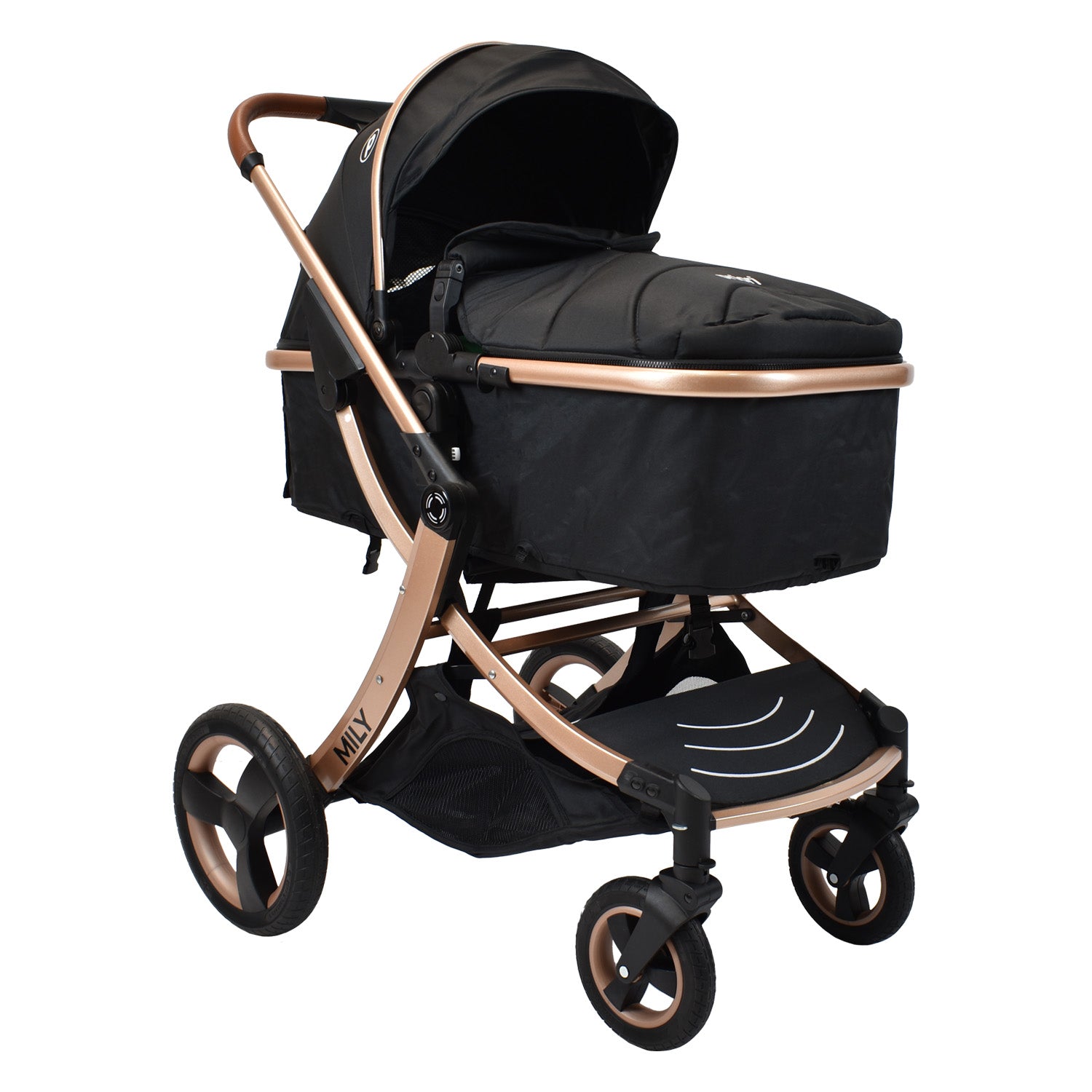 Coche Moises Bebé Mily Cs Negro Priori