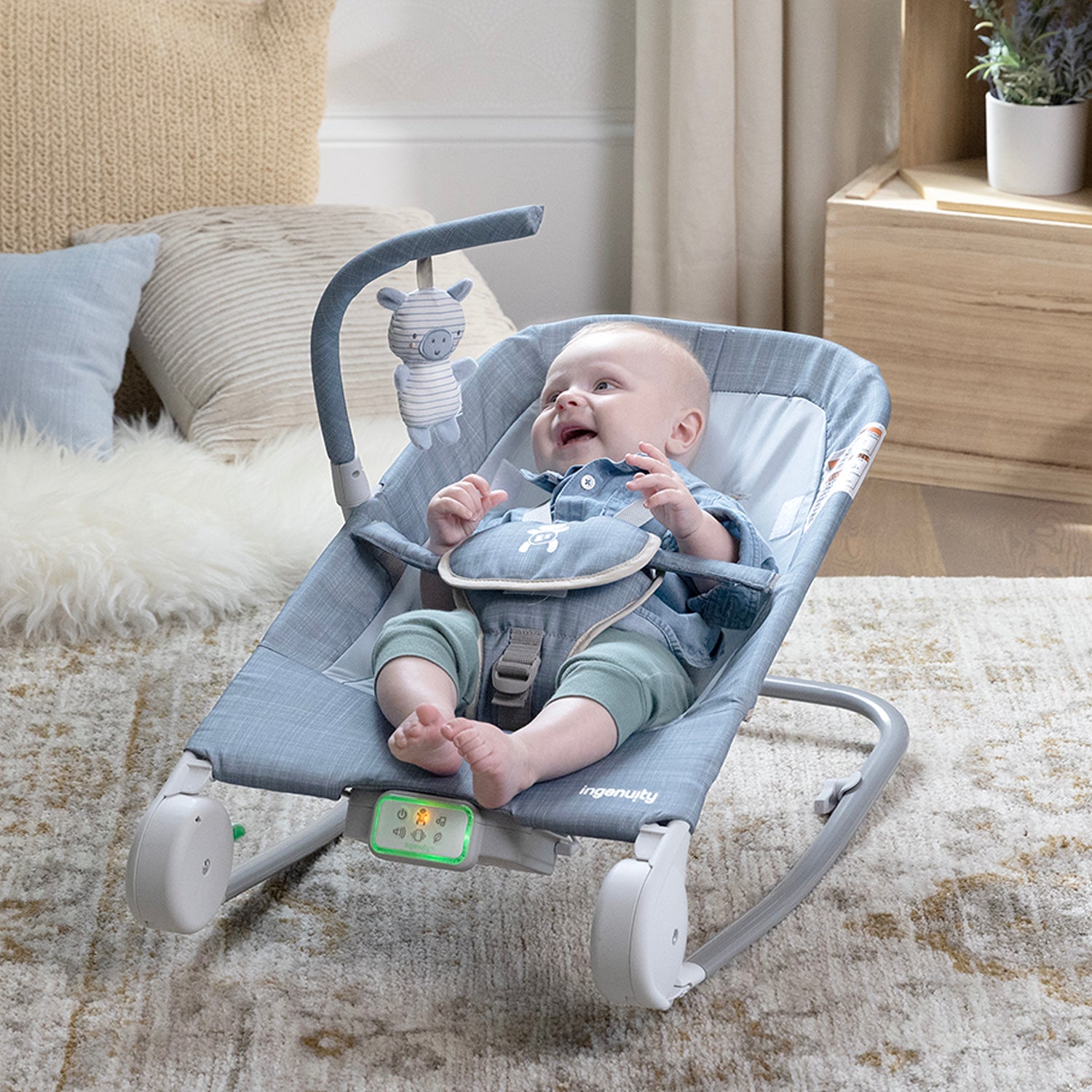 Silla Mecedora Rock to Bebe Bounce Ingenuity 16854