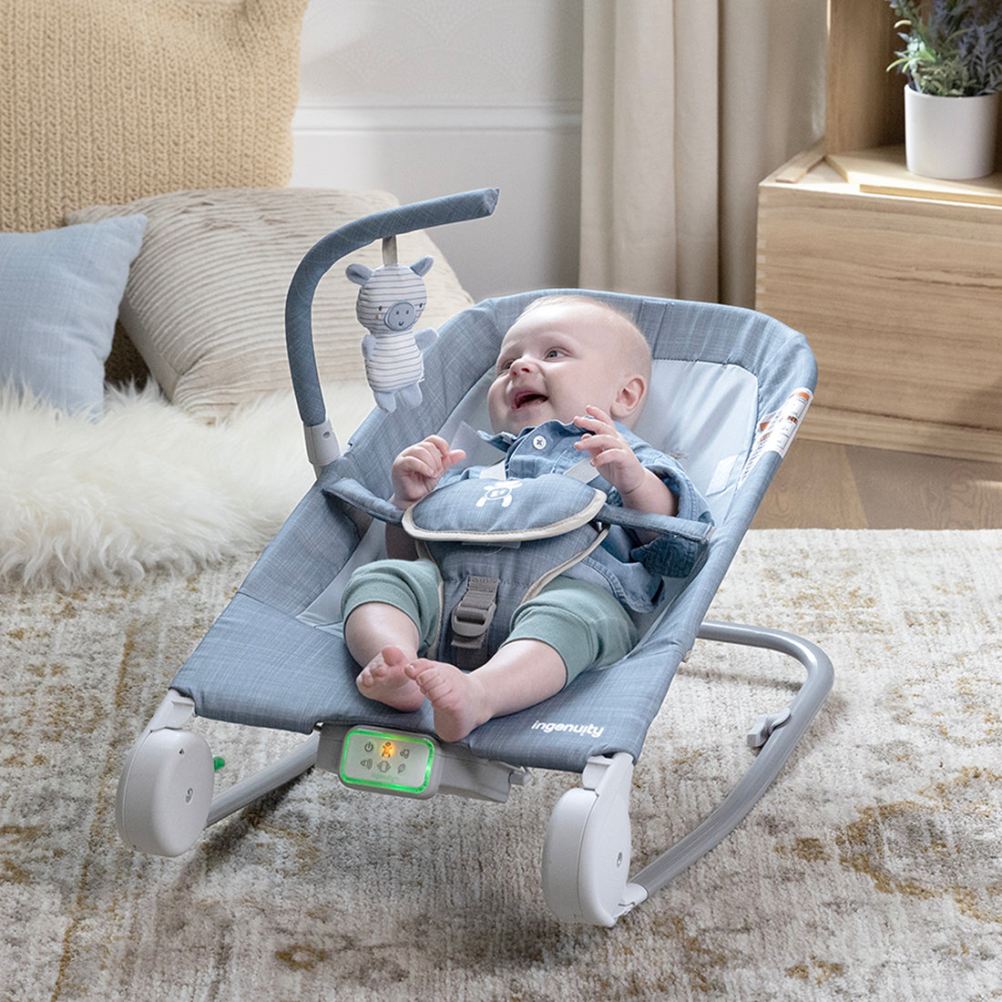 Silla Mecedora Rock to Bebe Bounce Ingenuity 16854