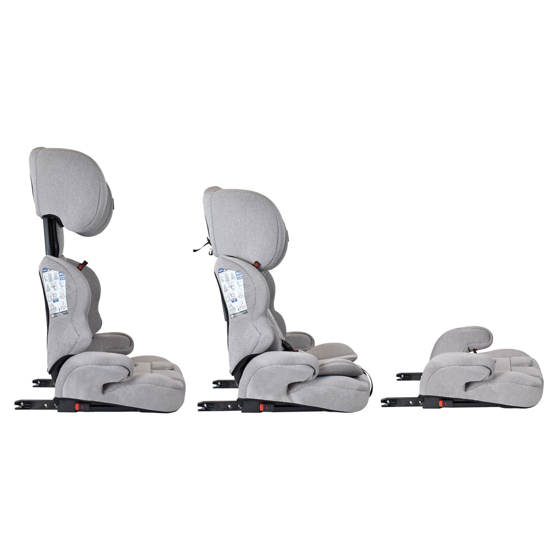 Silla de Carro Bebe Priori Thunder Con Isofix Gris Plata