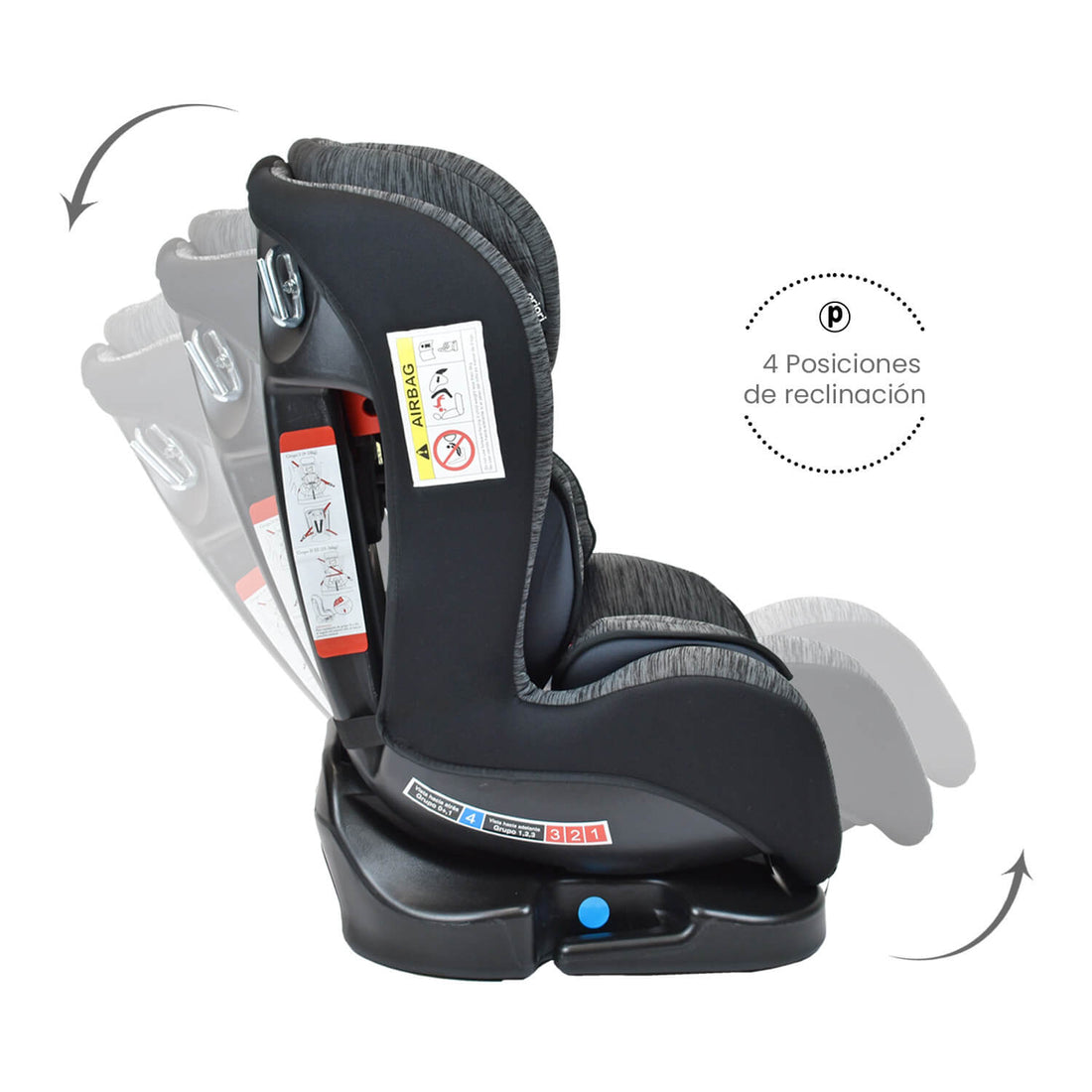 Silla para carro bebé Priori Prix Gris Oscuro