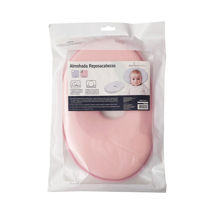 Almohada Bebe Estabilizadora Premium Baby PB2337 Rosa