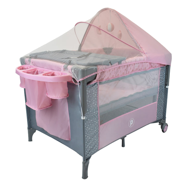 Cuna Colecho Bebe Priori Ariel Sky Rosado