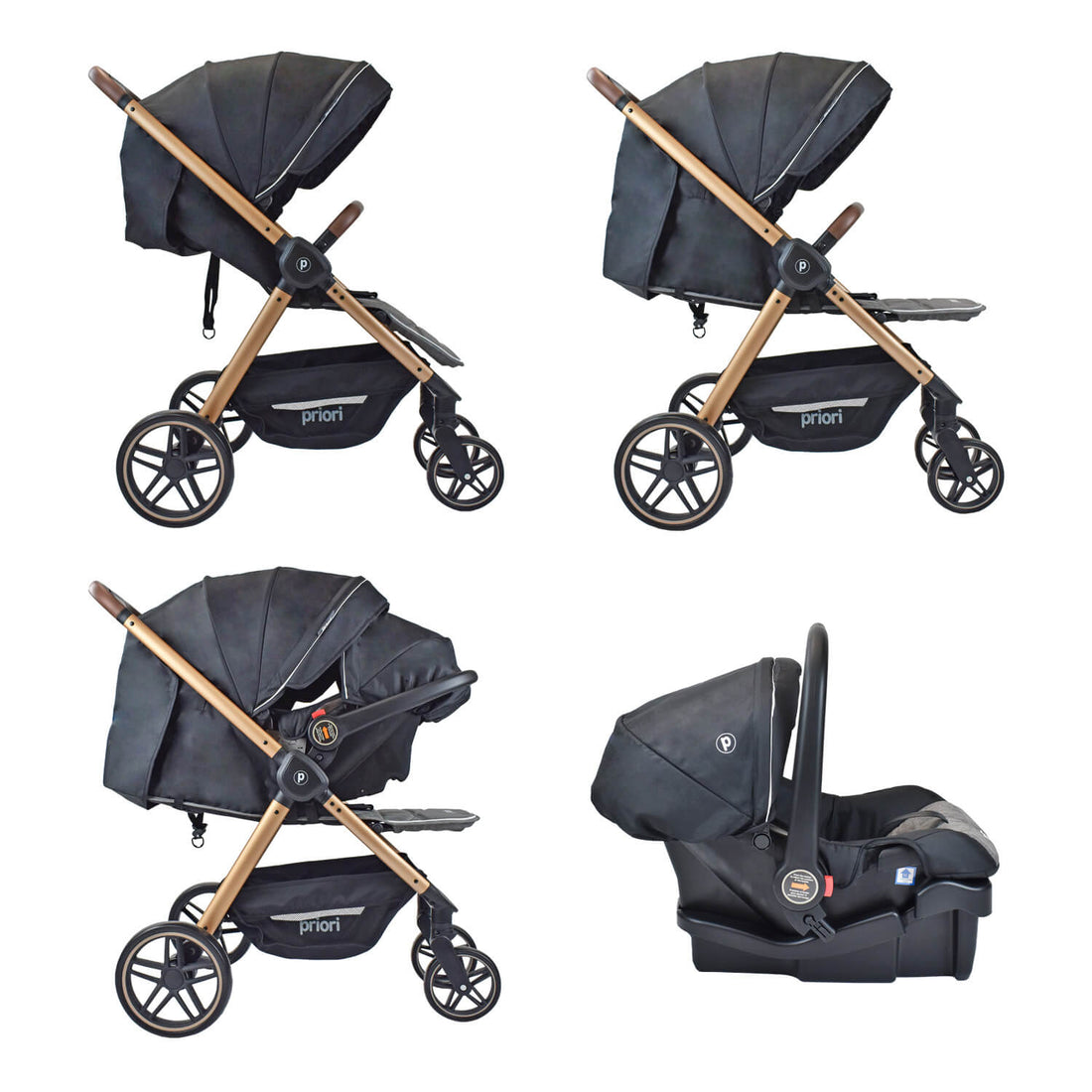 Coche Bebé Priori Maverick Ts Negro