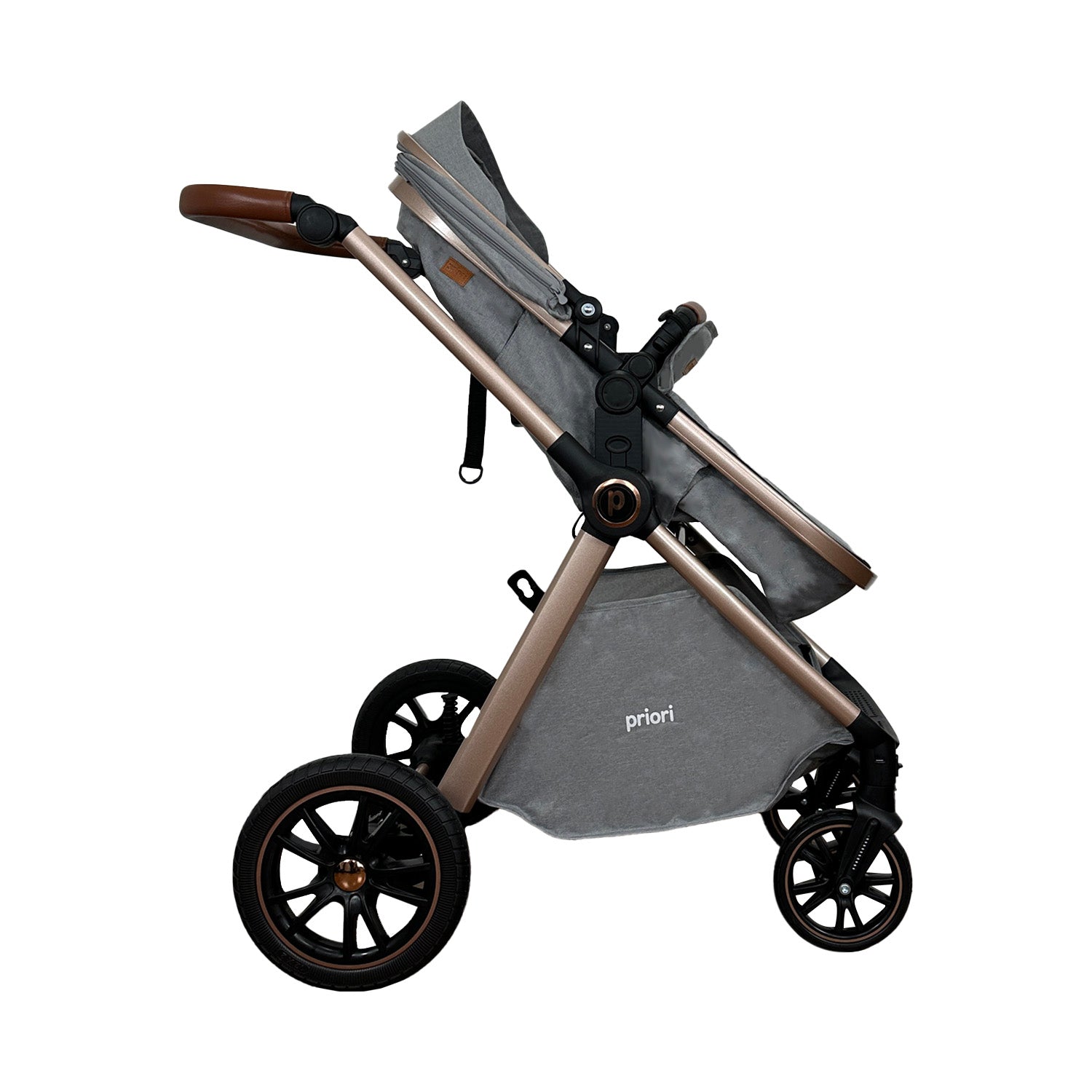 Coche Bebe Travel System Snow Priori Gris
