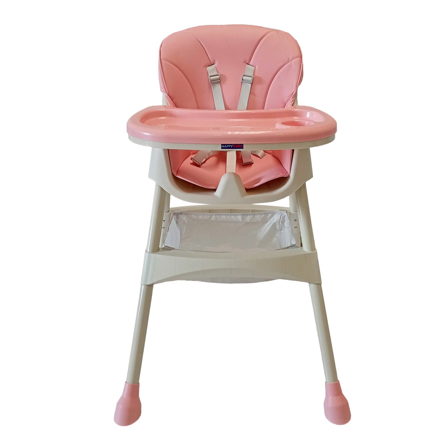 Silla comedor bebe 3en1 Happy Baby York Rosa