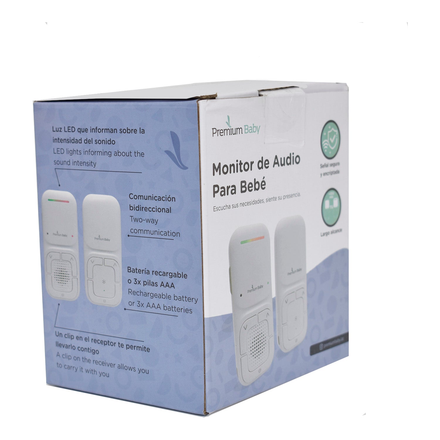 Monitor de Audio para Bebe Premium Baby PB-AA501