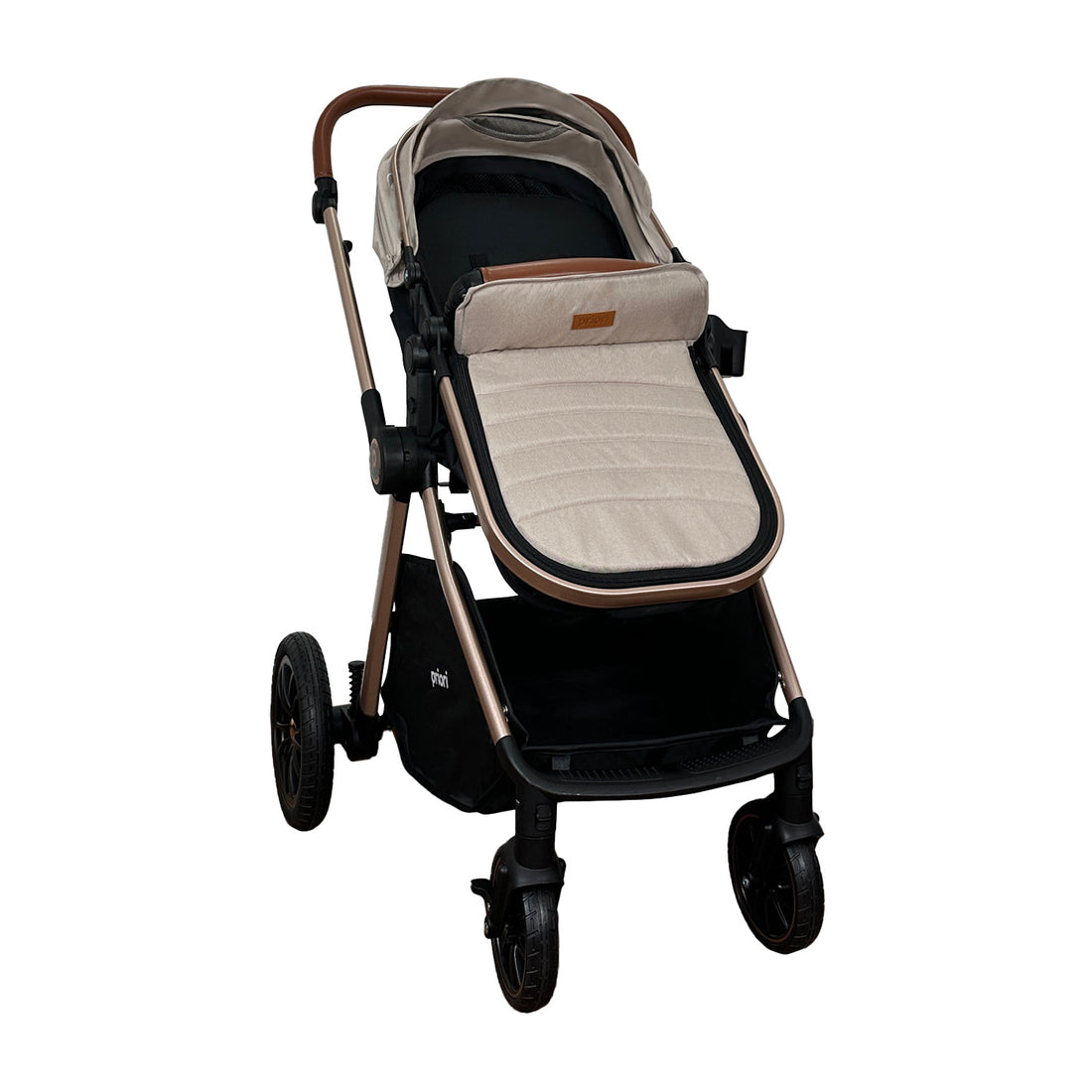 Coche Bebe Travel System Snow Priori Beige
