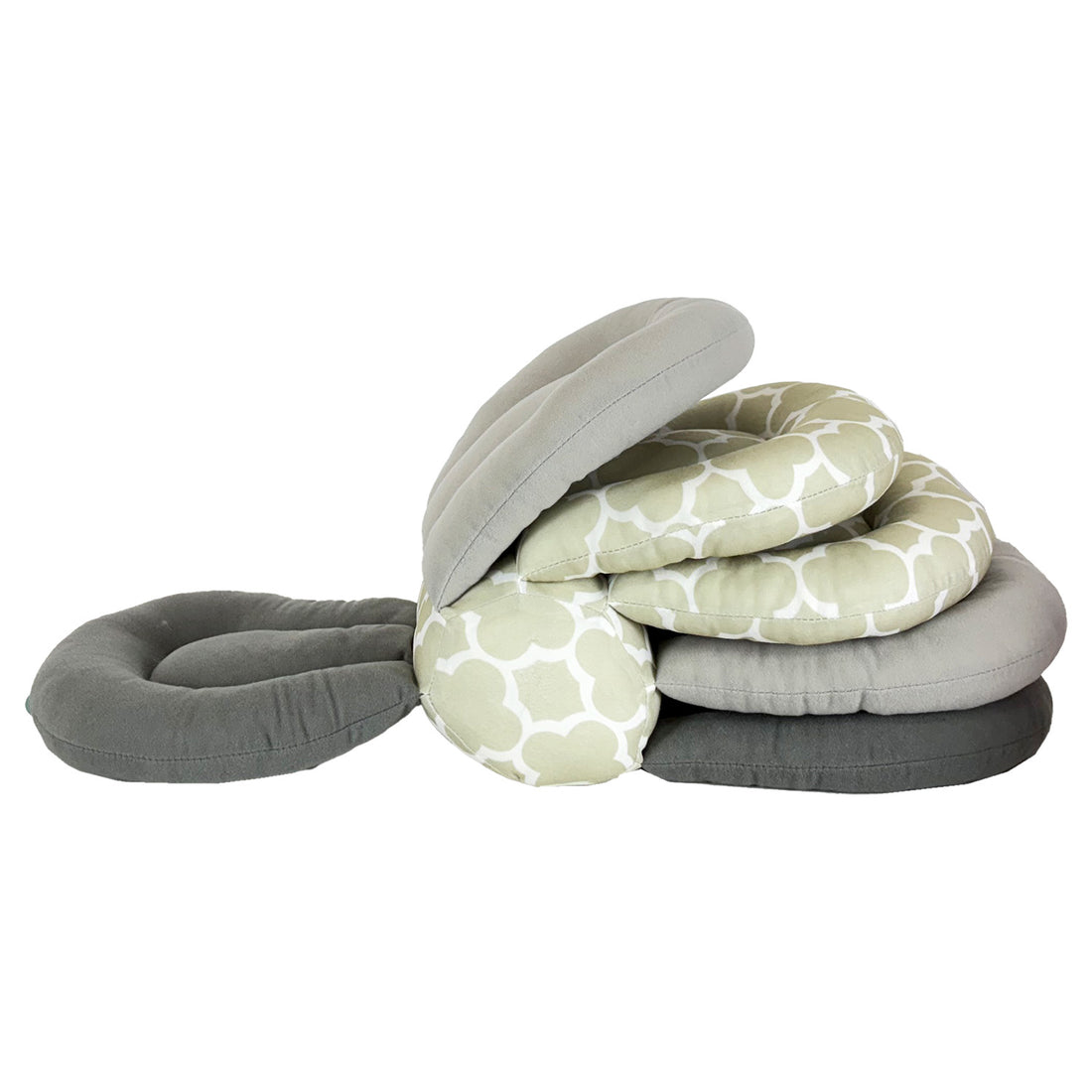 Almohada de Lactancia Ajustable Gris Premium Baby PB-L102GR