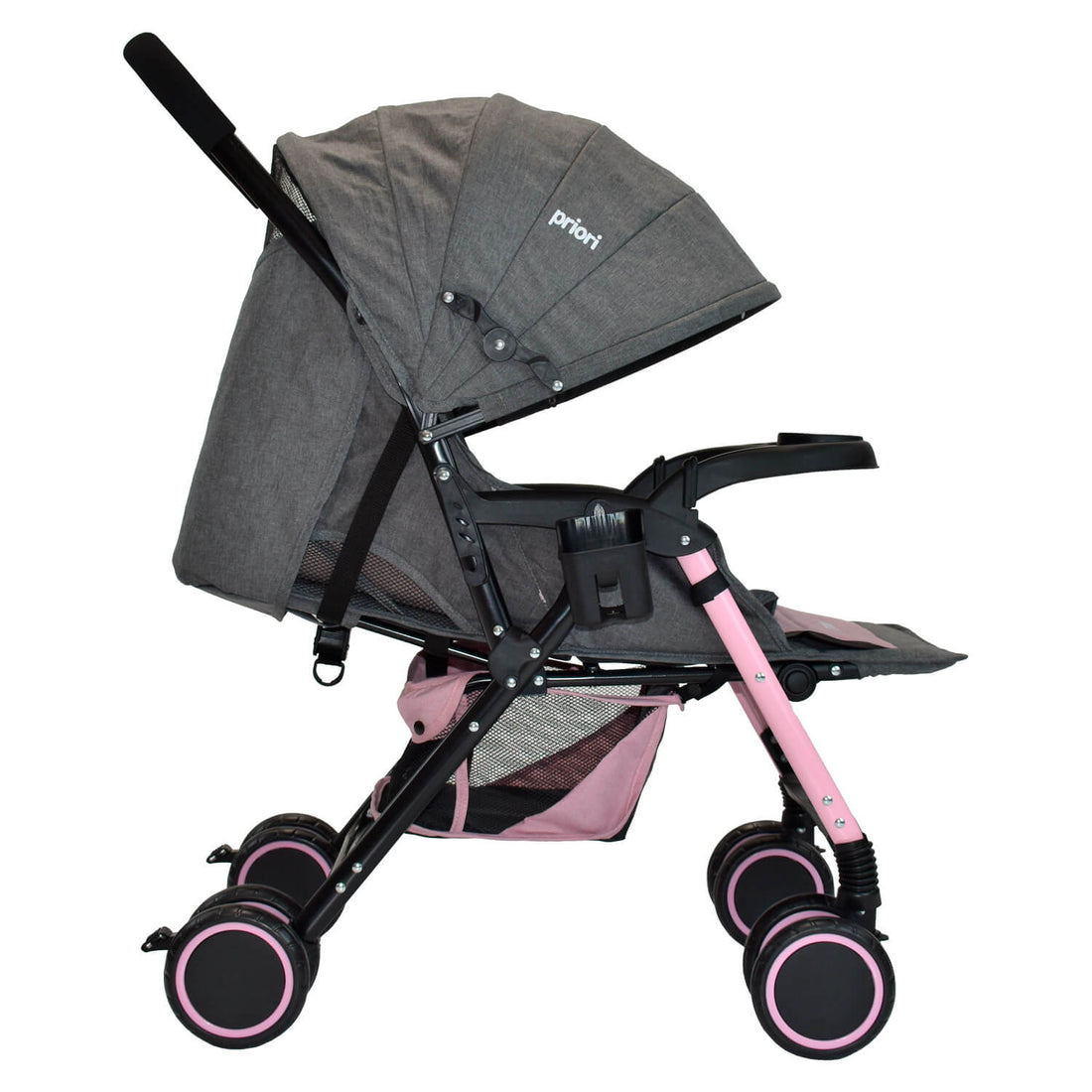 Coche Bebé Priori Alaska Rosa
