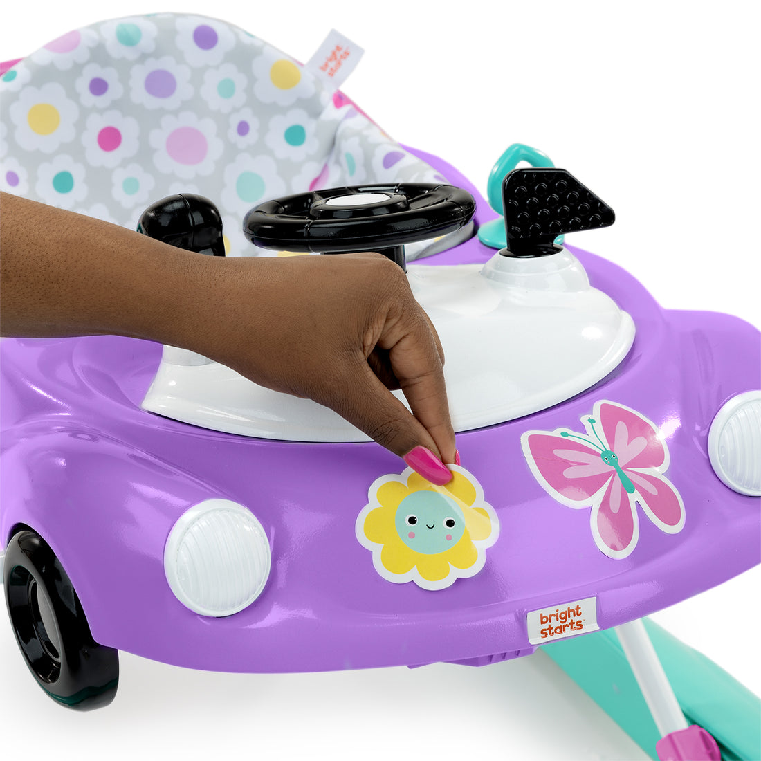 Caminador 3 en 1 Bebe Speedster Bright Starts Purpura