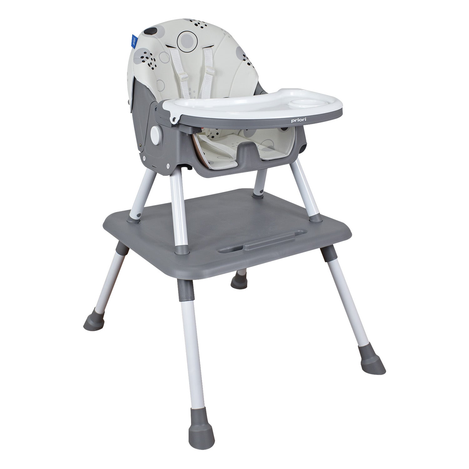 Silla comedor 3 en 1 Mia Gris Priori