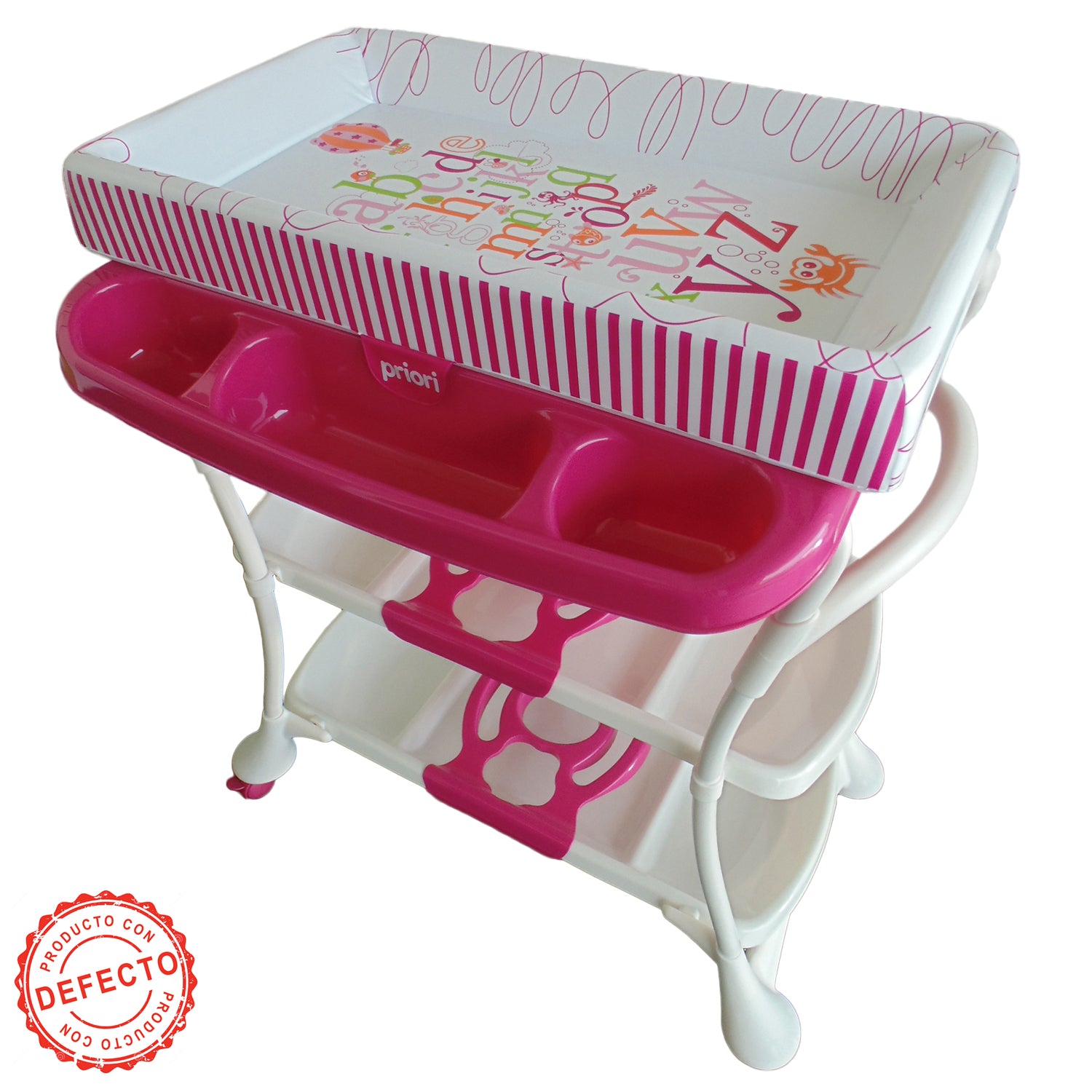 Bañera bebe Priori Rosa PBA-02