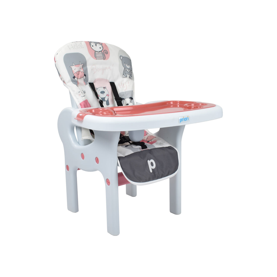 Comedor Bebe Escritorio PCM-10 Animals Rosa Priori