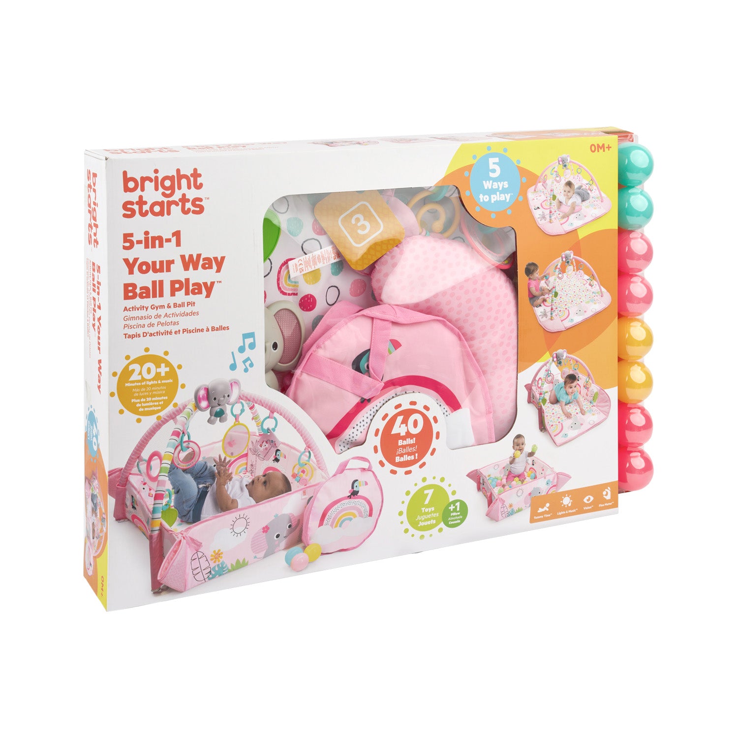 Gimnasio de Actividades Zafari Rosado 12625 Bright Starts