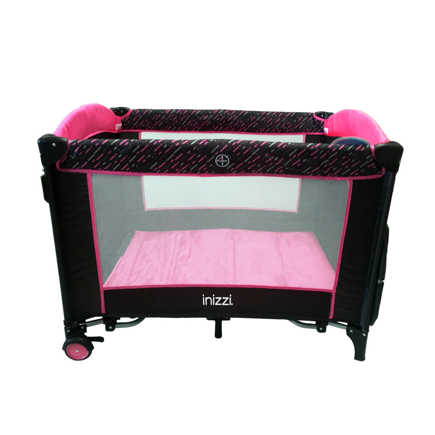 Corral Cuna Bebe Mecedora Inizzi Astra Rosa