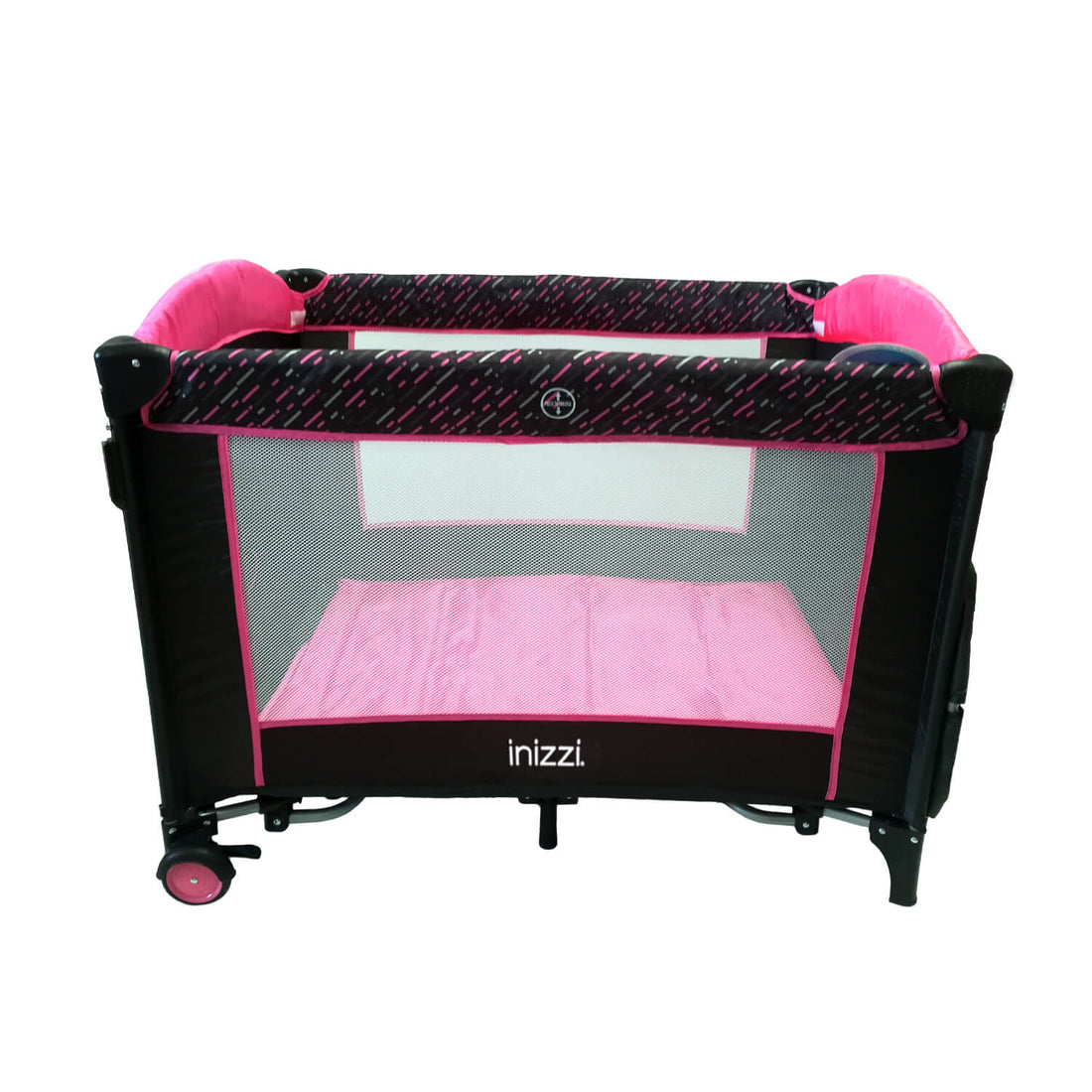 Corral Cuna Bebe Mecedora Inizzi Astra Rosa