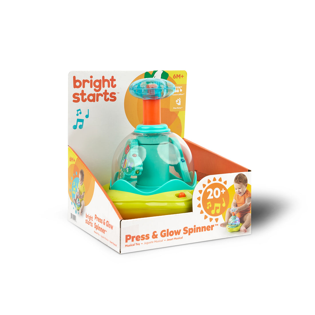 Juguete musical bebé Bright Starts Glow Spinner 10042