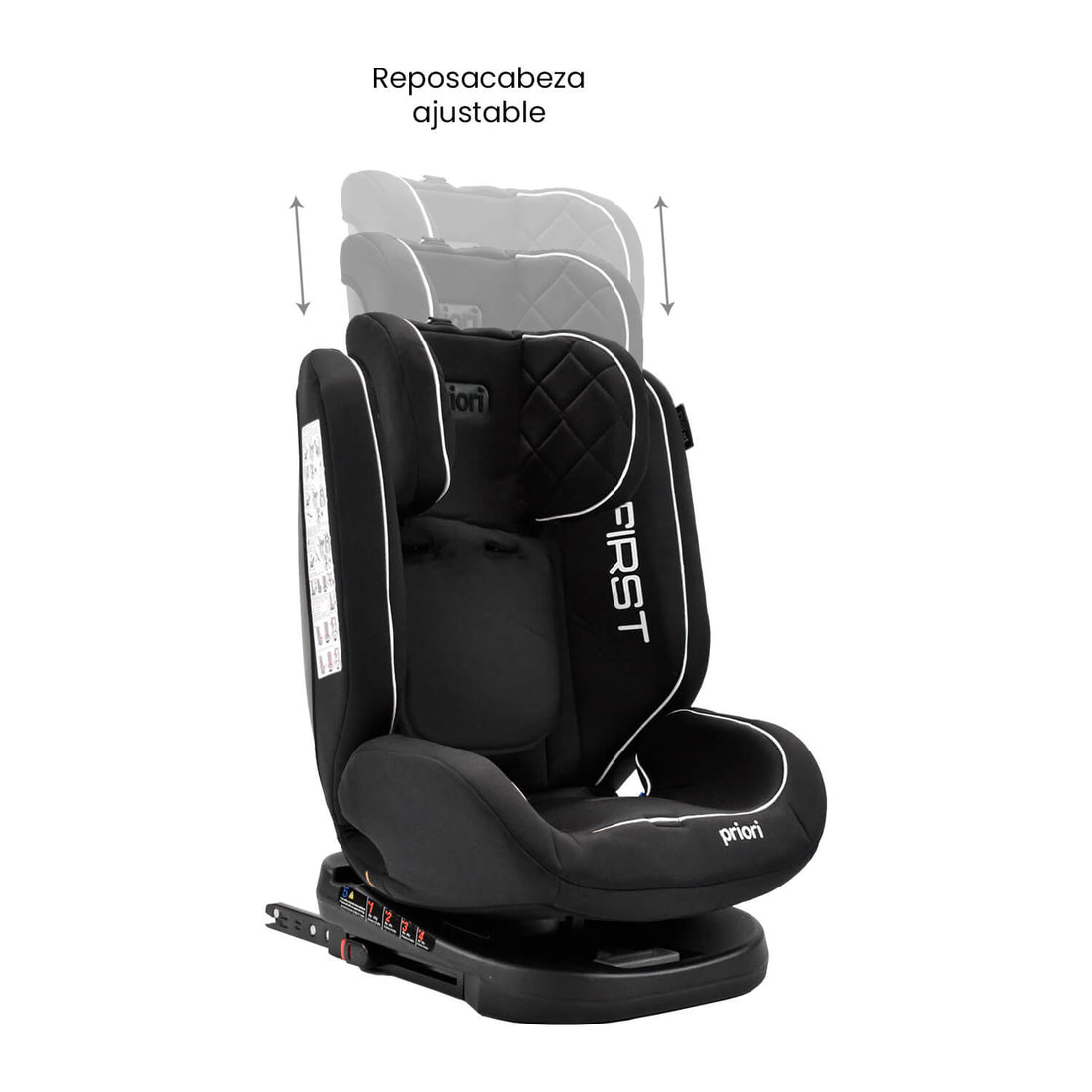 Silla Carro Bebe First 360° Negro Priori