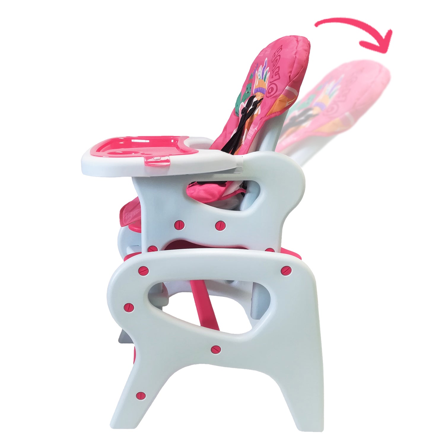 Comedor Bebe Escritorio Priori Rosa PCM10 Yoyo