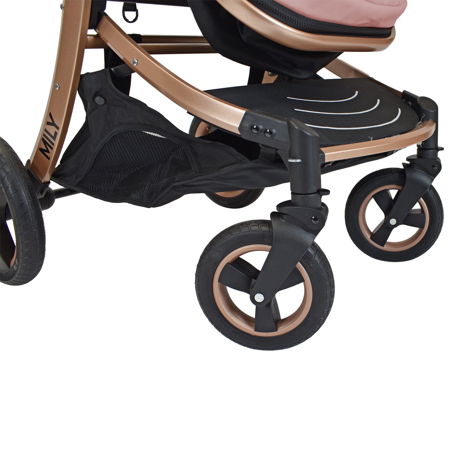Coche Moises Bebé Mily Cs Rosa Priori