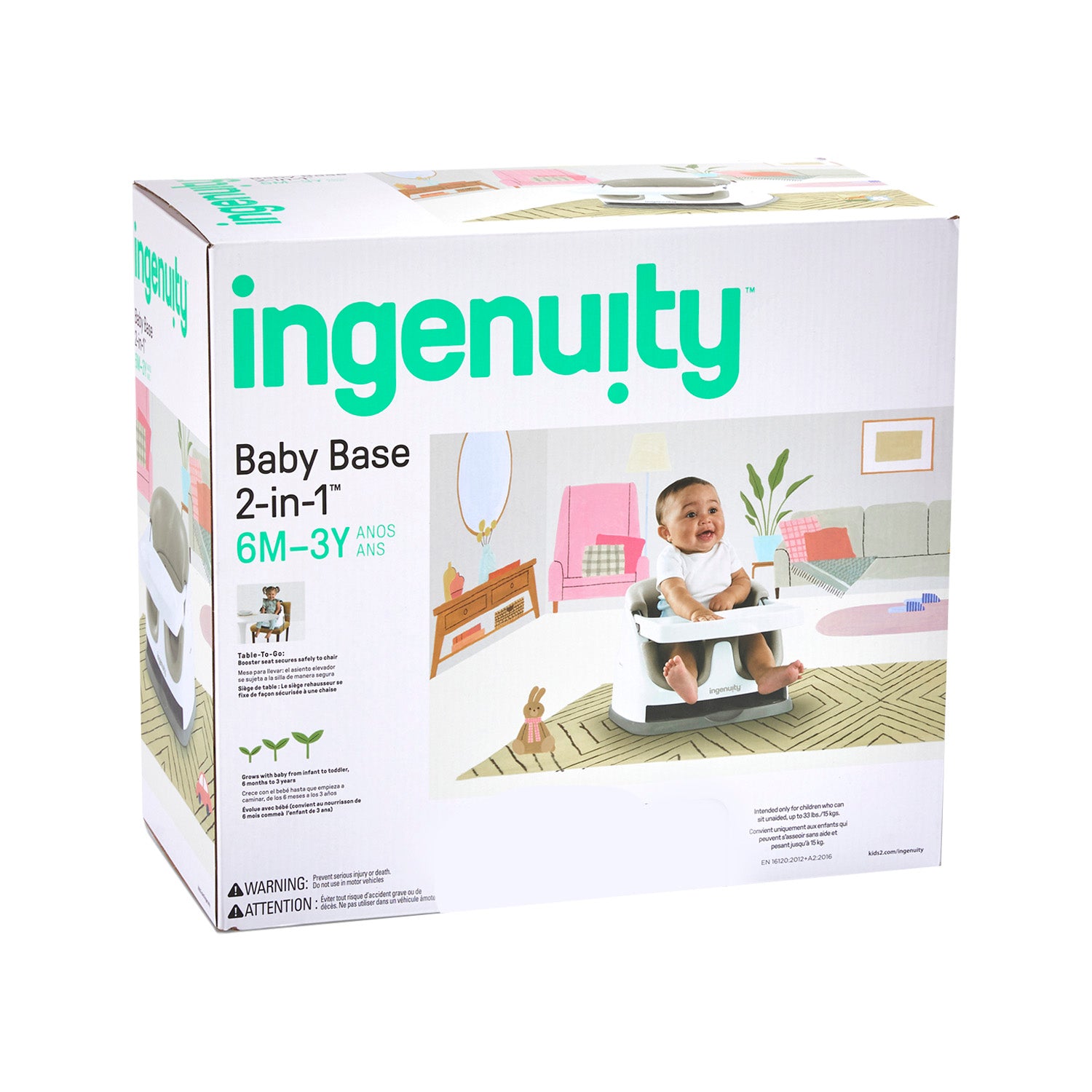 Silla Comedor Booster Multiusos Bebe Ingenuity 11576