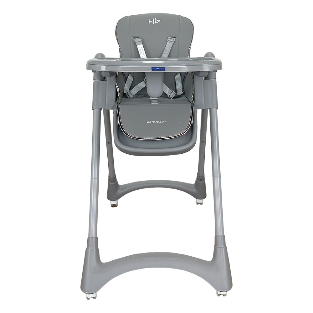 Silla Comedor Bebe Múltiples Posiciones Happy baby Theo Gris
