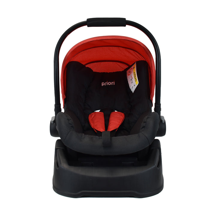 Silla Portabebe con Base Capri Priori Rojo