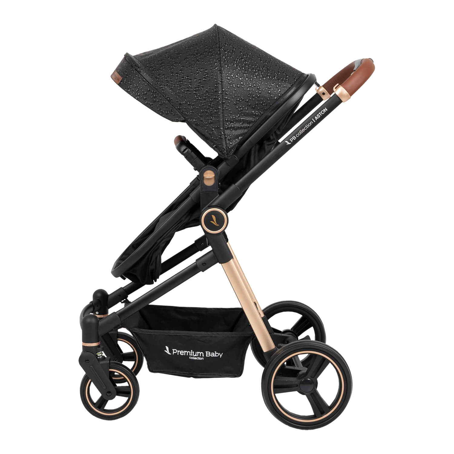 Coche Bebé Moises Aston Premium Baby Collection Negro