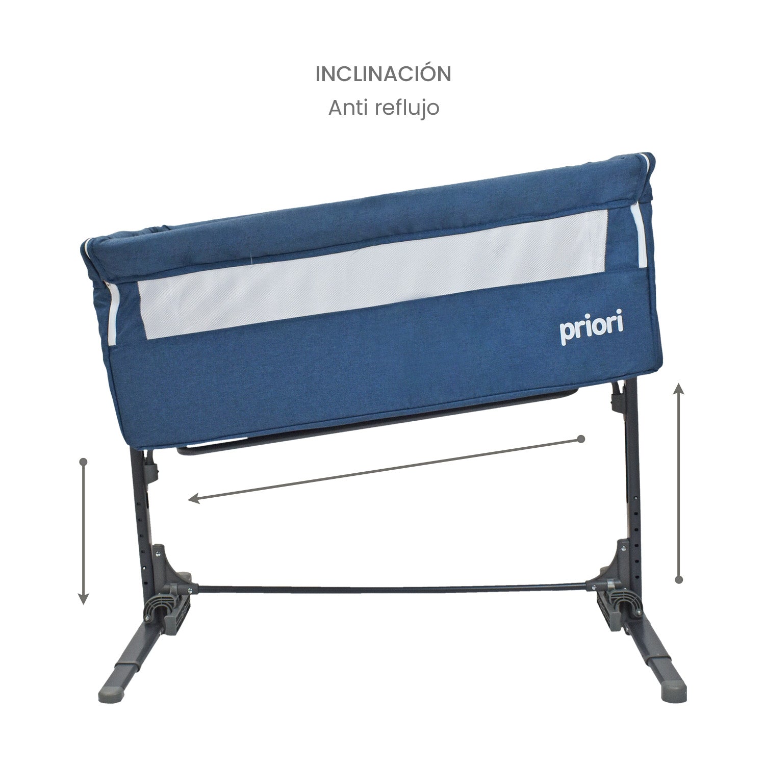 Combo Coche Park Azul + Cuna Colecho Bebé Golf Priori Azul