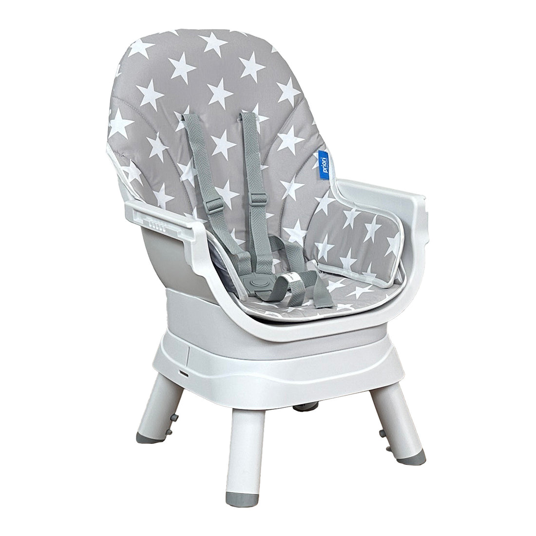 Silla Comedor bebé 12 en 1 con Giro 360 Yae de Priori Gris