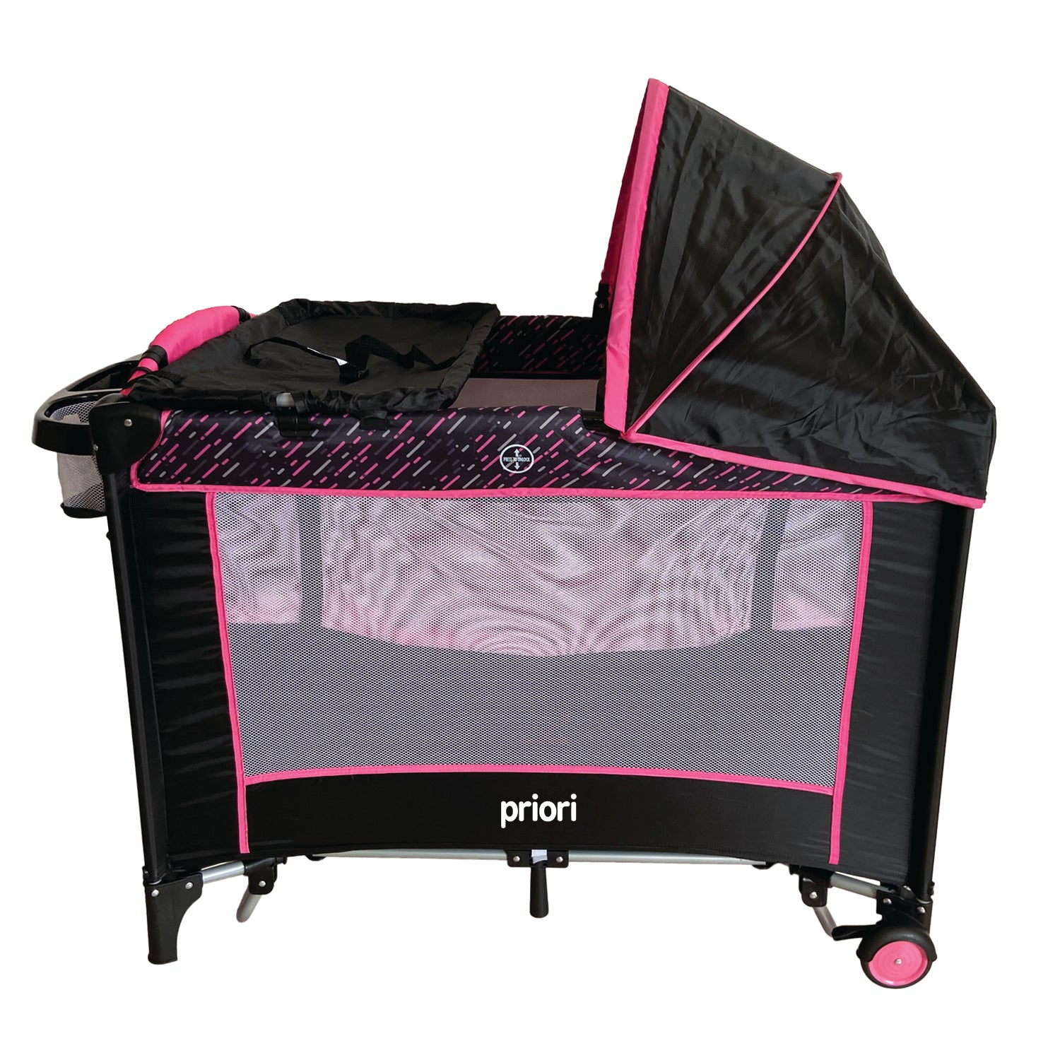 Corral Cuna Bebe Mecedora Priori Buenos Aires Rosa