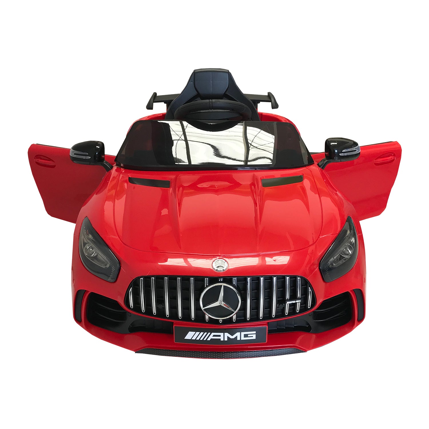 Carro montable con control Mercedes Benz rojo LQ006
