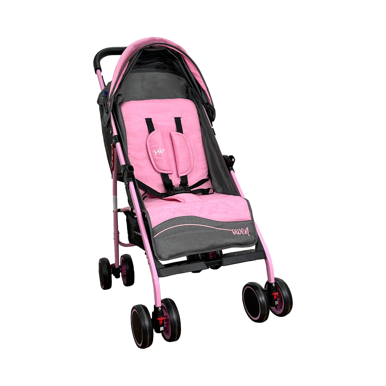 Coche Paseador Owen Happy Baby Rosado