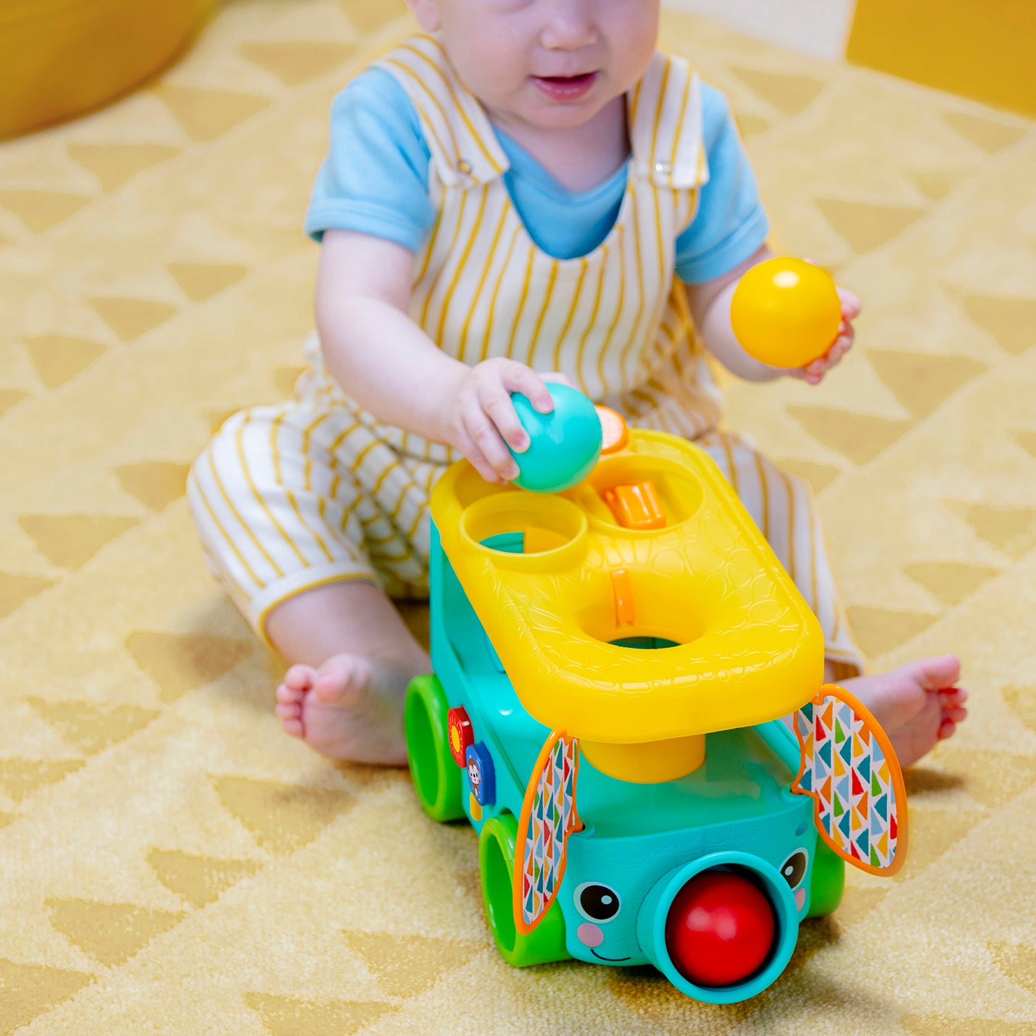 Juguete Pelota Pop Bebe Safari Bus Bright Starts 12827