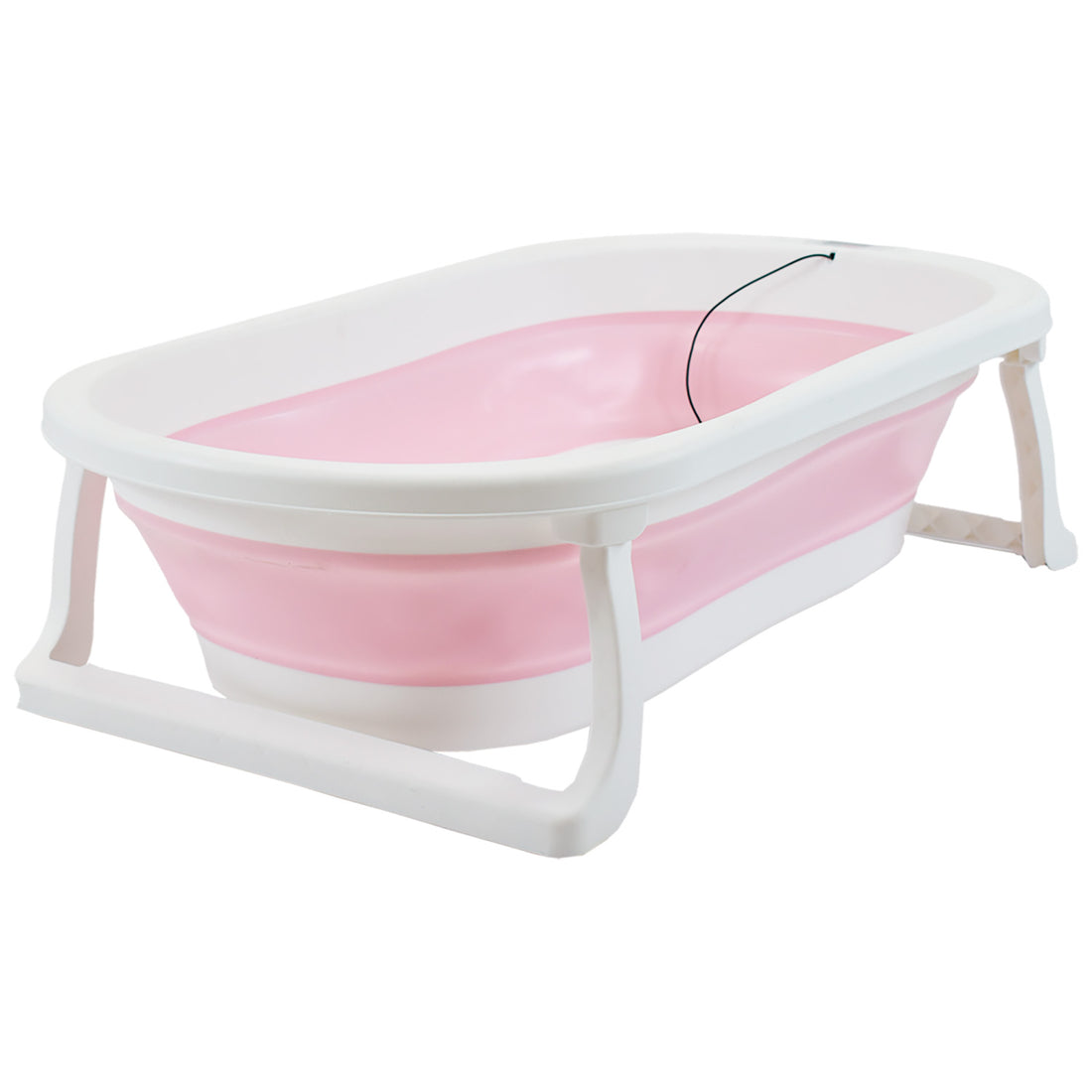 Bañera Bebé Happy Baby Con Cojín Y Termómetro Hawai Plus Rosa