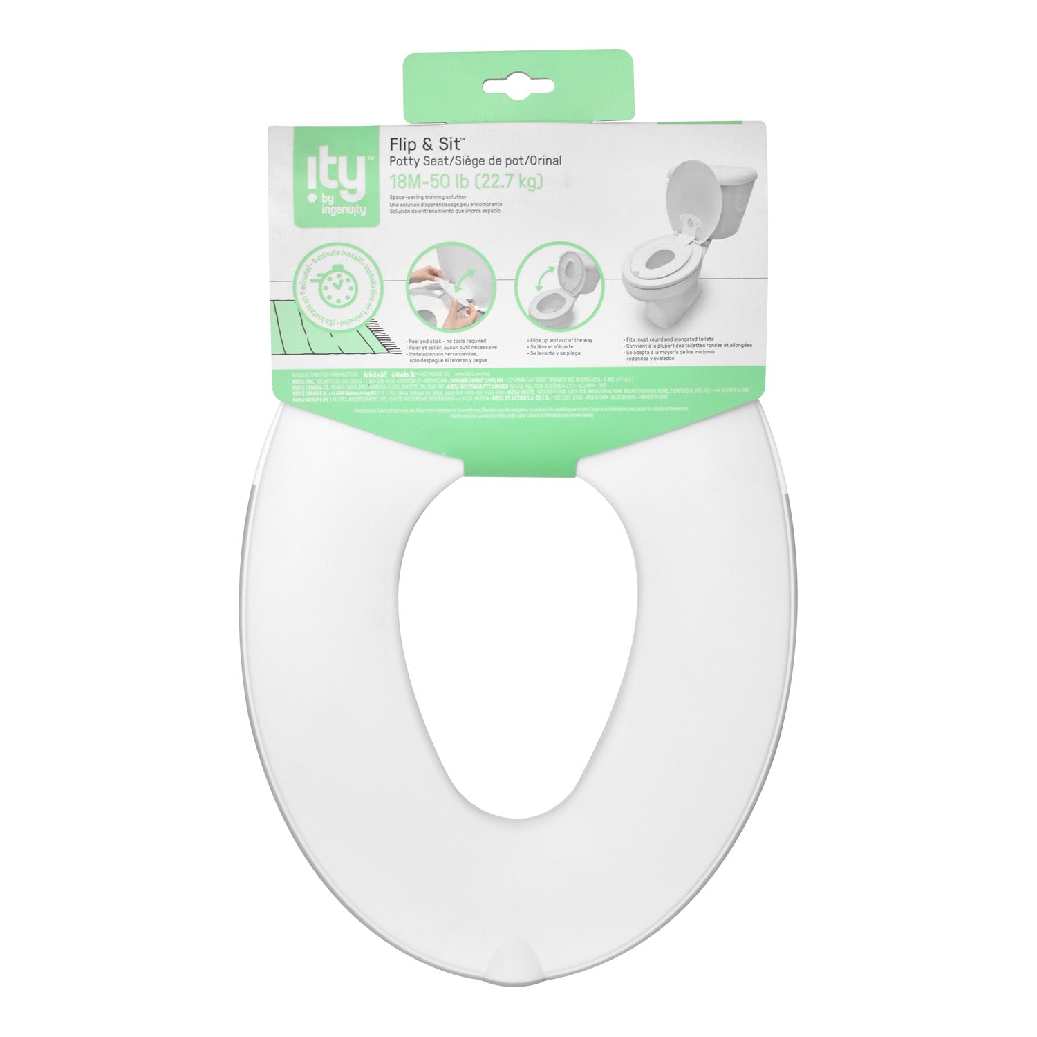 Asiento Reductor para el baño Bebe  Ingenuity 17006