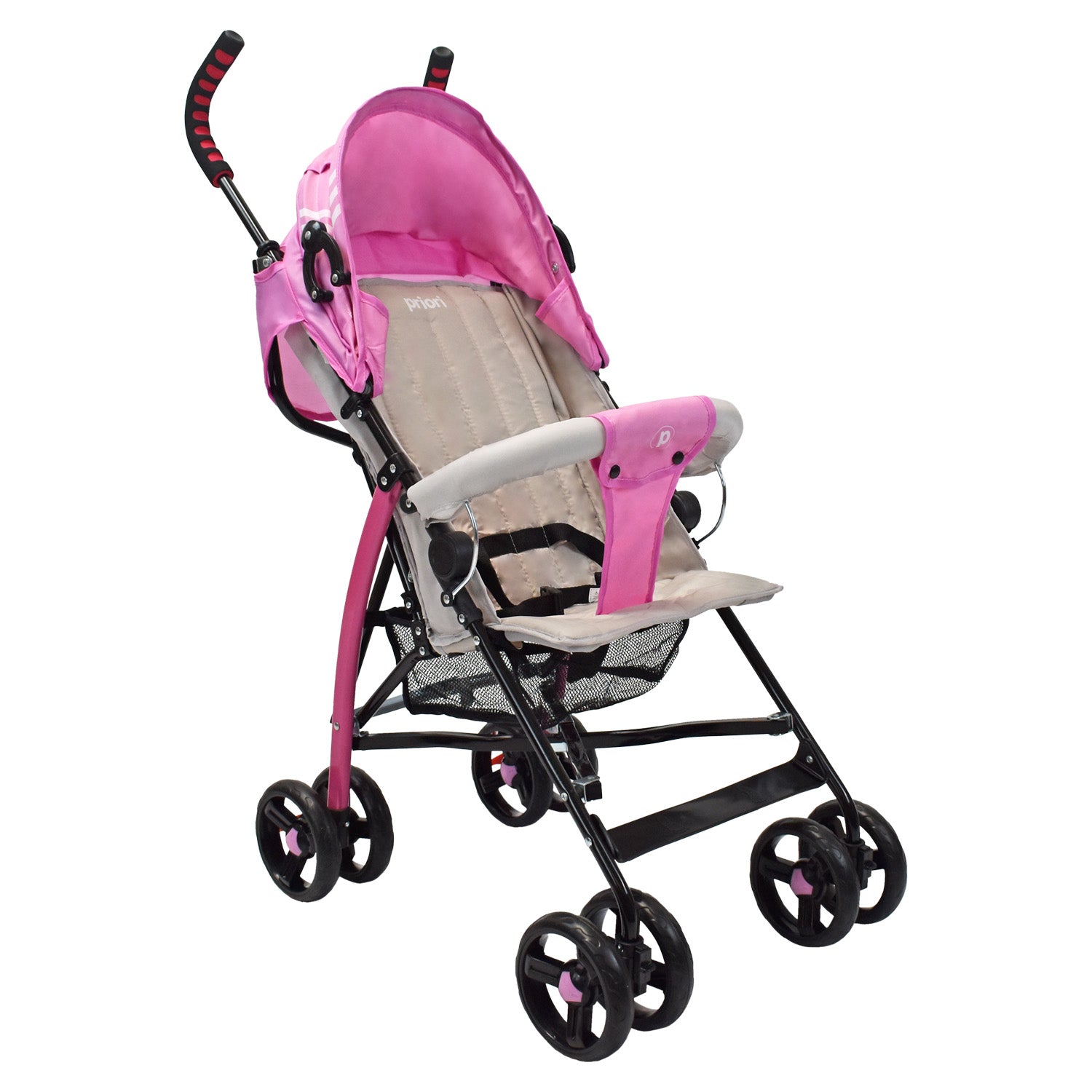 Coche Paseador Bebe Ppa Rosa Priori