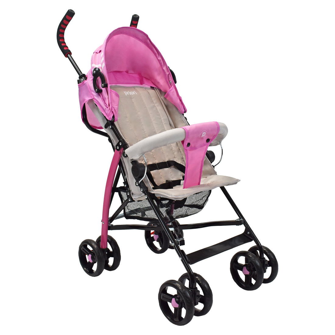 Coche Paseador Bebe Ppa Rosa Priori