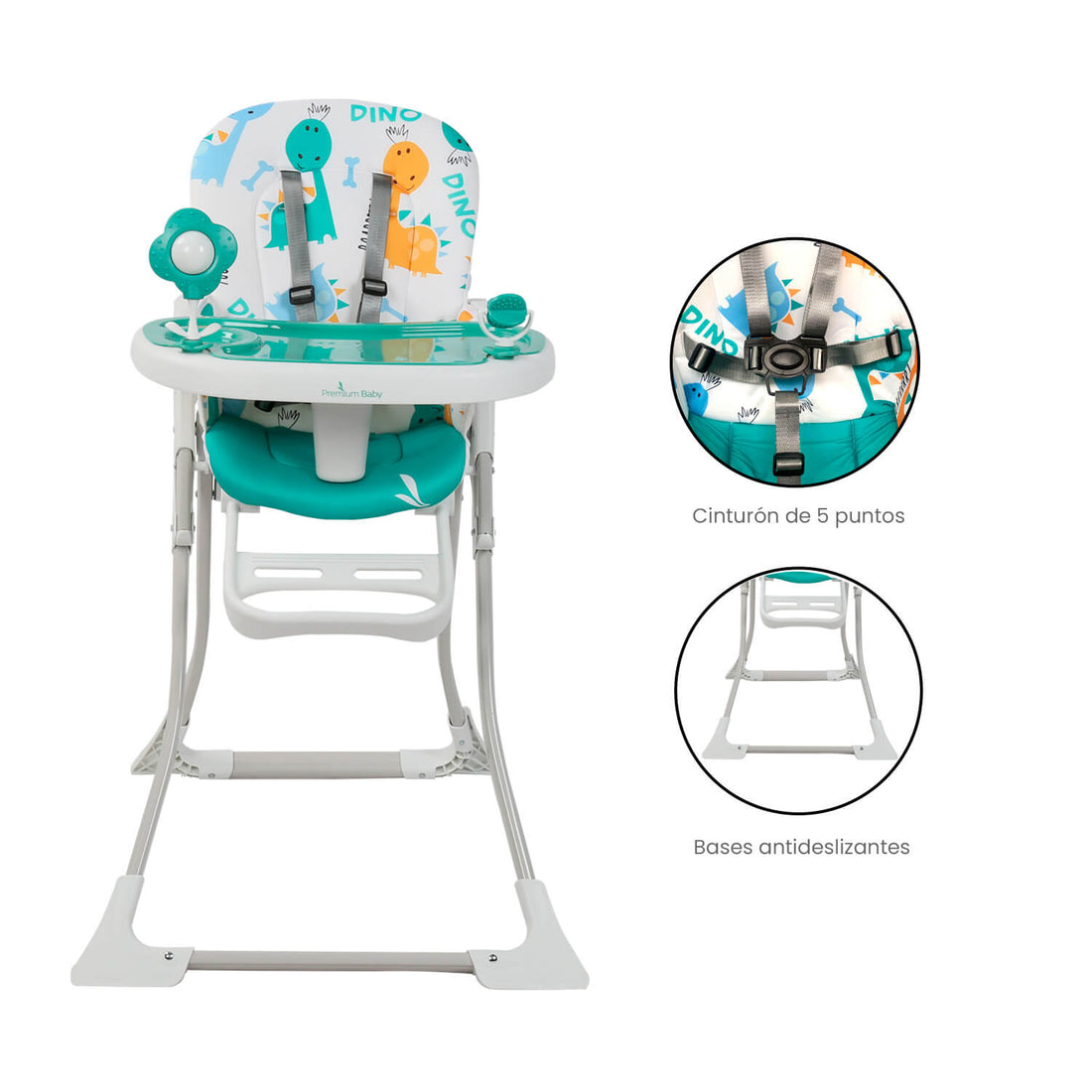 Silla Comedor Premium Baby Monaco Verde